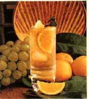 harvey wallbanger with orange slice