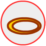 Large oval ring