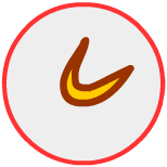 Small elongated crescent